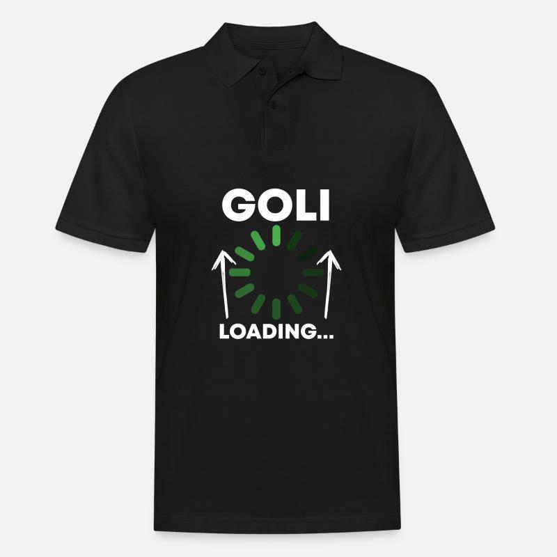 Goli Loading... Taufgoli Firmgoli - Männer Poloshirt - Schwarz
