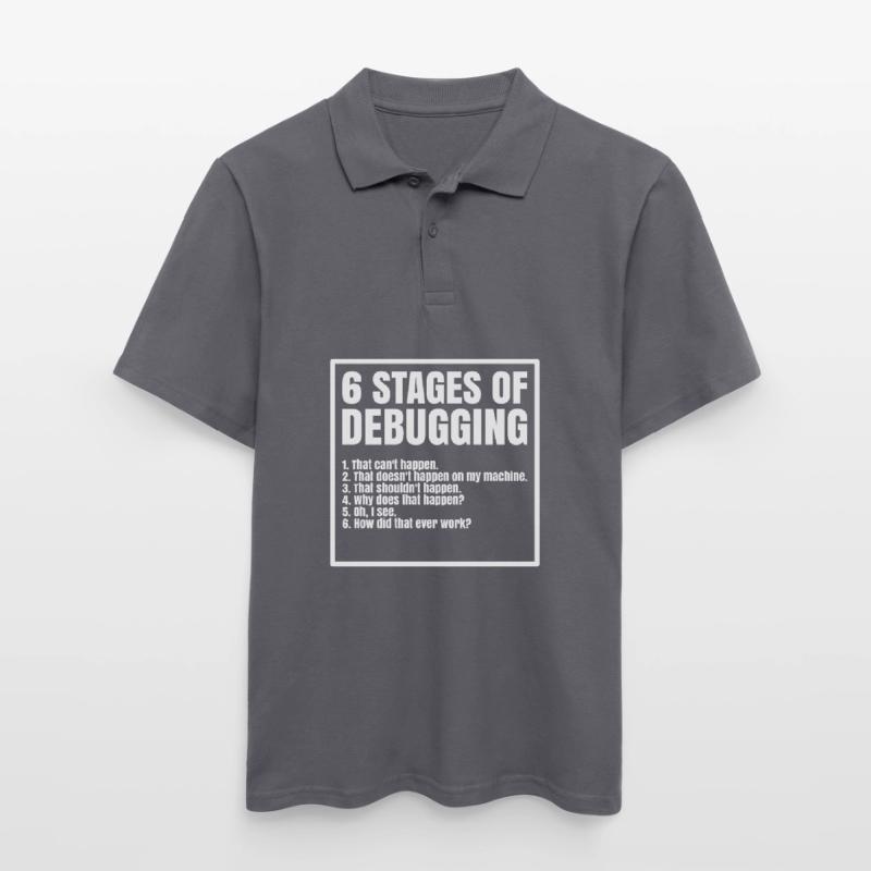 Computer Science Programmer Coder C++ Html Men's Polo Shirt