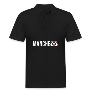 Manche j aime la Manche cadeau humour homme femme - Polo Homme - noir - Devant - Kai (181cm)