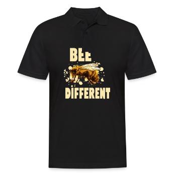 Conception de cadeau apiculteur abeilles différentes abeilles - Polo Homme - noir - Devant - Kai (181cm)