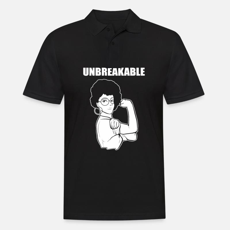 Afro Latina - Männer Poloshirt - Schwarz