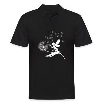 Vent de Fée et Poussière de Pissenlit - Polo Homme - noir - Devant - Kai (181cm)