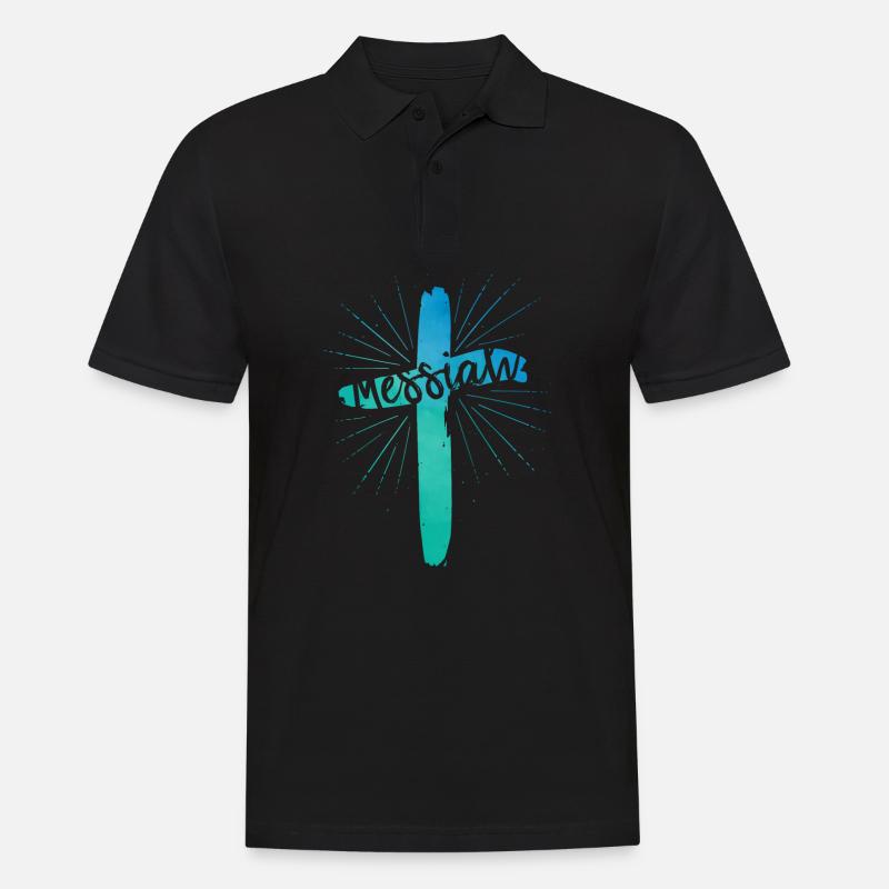 Messiah - Männer Poloshirt - Schwarz