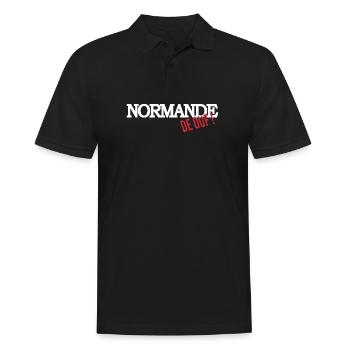 Normande de ouf - Polo Homme - noir - Devant - Kai (181cm)