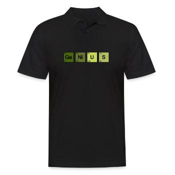 Genius Nerd Geek - Polo Homme - noir - Devant - Kai (181cm)