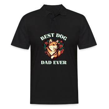 Bester Ewiger Hundevater - Männer Poloshirt - Schwarz - Vorne - Kai (181cm)