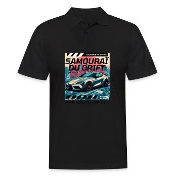 Samouraï Drift Urbaine - Polo Homme - noir - Devant - Kai (181cm)