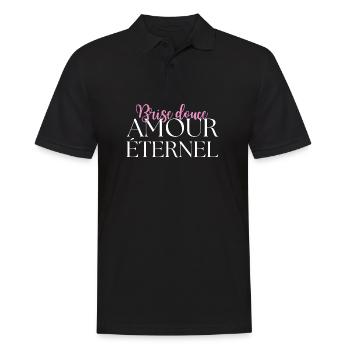 Brise Douce Amour Éternel - Polo Homme - noir - Devant - Kai (181cm)