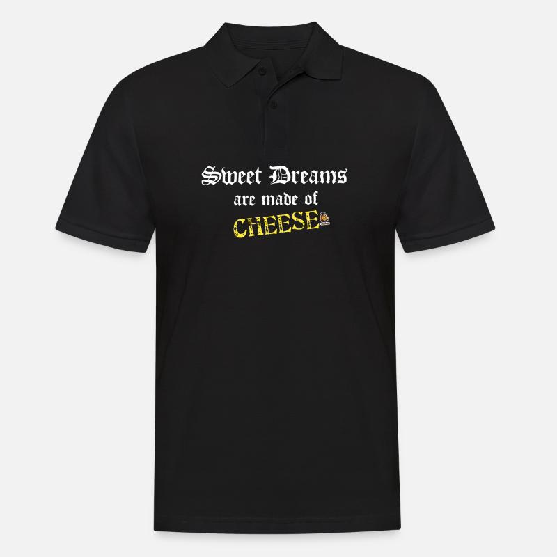 Käseträume Gothic - Männer Poloshirt - Schwarz