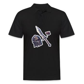 Objets RPG Casque d’épée T-shirt RPG - Polo Homme - noir - Devant - Kai (181cm)