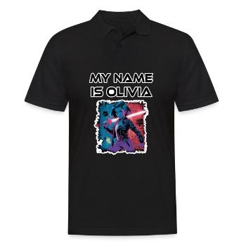 My name is Olivia 2026 - Polo Homme - noir - Devant - Kai (181cm)