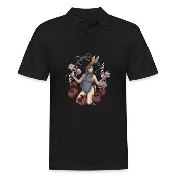 Les vœux printaniers d’Ostara - Polo Homme - noir - Devant - Kai (181cm)