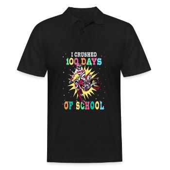 J’ai fait 100 jours de motocross à l’école - Polo Homme - noir - Devant - Kai (181cm)