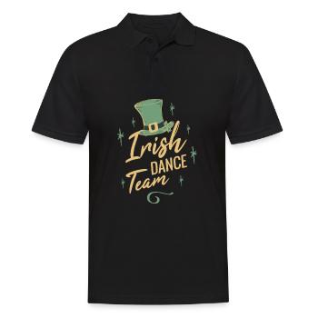 Irish Dance Team - Men's Polo Shirt - black - Front - Kai (181cm)