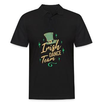 Irish Dance Team - Men's Polo Shirt - black - Front - Kai (181cm)