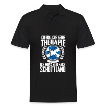 Therapie Schottland - Urlaub Geschenk Glasgow Skye - Männer Poloshirt - Schwarz - Vorne - Kai (181cm)
