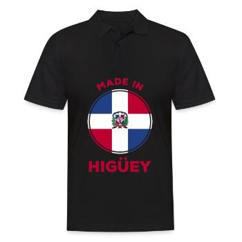 Higüey Dominican Republic - Men's Polo Shirt - black - Front - Kai (181cm)