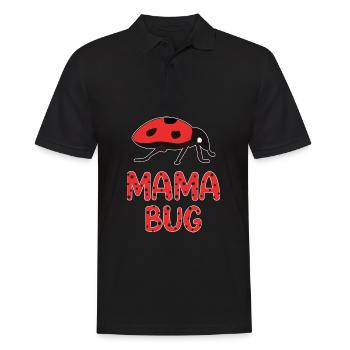 Mama Bug Lady Bug Liebhaber Biologie Insektenmutter - Männer Poloshirt - Schwarz - Vorne - Kai (181cm)