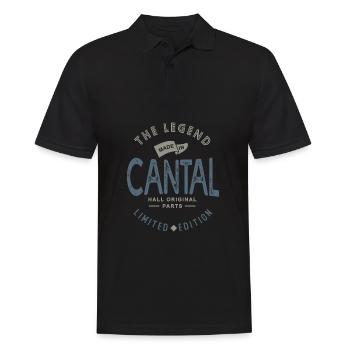 cantal, auvergnat, cantalou fier cantalien - Polo Homme - noir - Devant - Kai (181cm)
