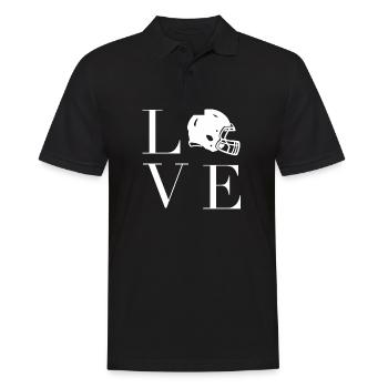 Football américain - Polo Homme - noir - Devant - Kai (181cm)