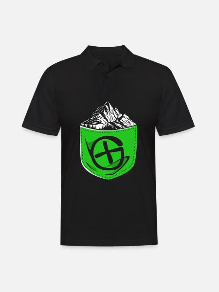 Geocaching Geocache Geocacher - Men's Polo Shirt - black