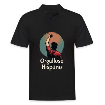 Proud Hispanic Heritage - Unity and Empowerment - Men's Polo Shirt - black - Front - Kai (181cm)