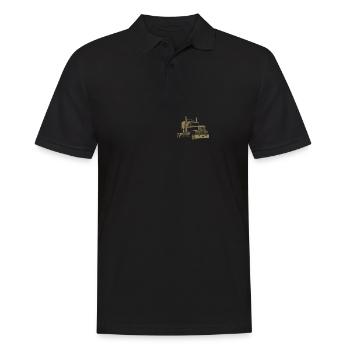 Truck Driver Truck Truck Pocket Design - Polo Homme - noir - Devant - Kai (181cm)