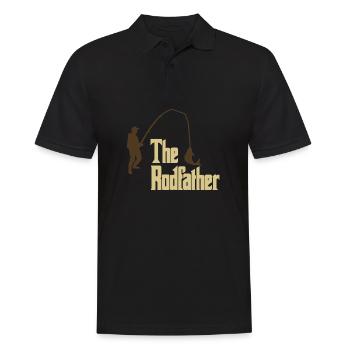 Angler Angeln Fischer Spruch Fischen - Männer Poloshirt - Schwarz - Vorne - Kai (181cm)