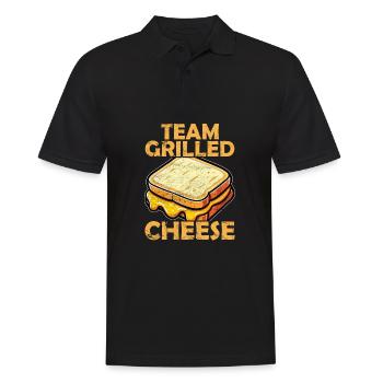 Équipe Grilled Cheese Lover Drôle - Polo Homme - noir - Devant - Kai (181cm)