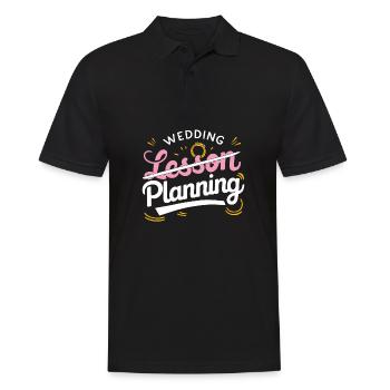 L’organisation d’un mariage n’est pas un professeur de cours - Polo Homme - noir - Devant - Kai (181cm)