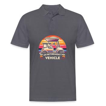 Golfer Golfer Geschenk Golferinnen Golferinnen - Männer Poloshirt - Anthrazit - Vorne - Nico (186cm)