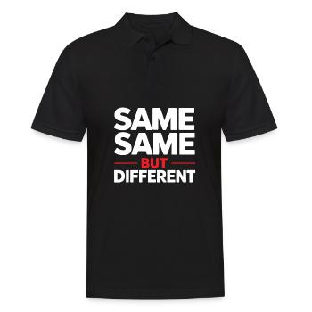 Same Same But different Thailand Traveller Rucksack - Männer Poloshirt - Schwarz - Vorne - Kai (181cm)