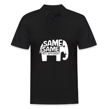 Same Same But different Thailand Traveller Rucksack - Männer Poloshirt - Schwarz - Vorne - Kai (181cm)