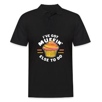 J’ai des muffins d’autre à faire Funny Cake Pastry - Polo Homme - noir - Devant - Kai (181cm)