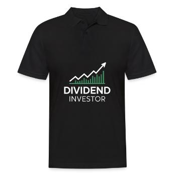 Lustige finanzielle Unabhängigkeit von Dividendeninvestoren - Männer Poloshirt - Schwarz - Vorne - Kai (181cm)