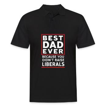 Conservative Fathers Day Best Dad Republican - Men's Polo Shirt - black - Front - Kai (181cm)