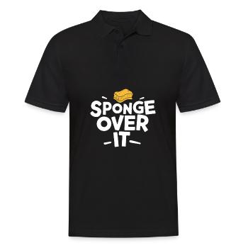 Éponge dessus Proverbe anglais allemand - Polo Homme - noir - Devant - Kai (181cm)