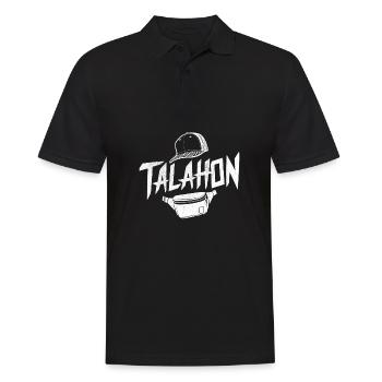 Richtiger Talahon Deutsches Meme Humor Lustig Tala - Männer Poloshirt - Schwarz - Vorne - Kai (181cm)
