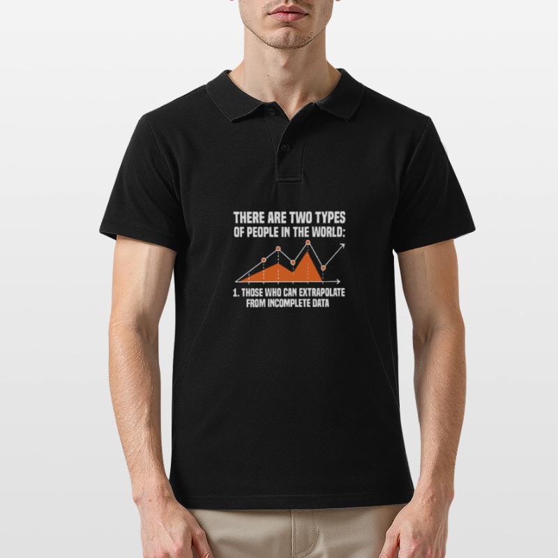 Those Who Can Extrapolate From Incomplete Data Men's Polo Shirt