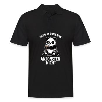 If so, then no otherwise not Panda Bear No B - Men's Polo Shirt - black - Front - Kai (181cm)