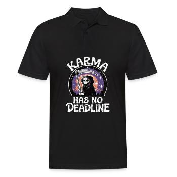 Le karma n’a pas de date limite Destiny Destin Équilibre - Polo Homme - noir - Devant - Kai (181cm)