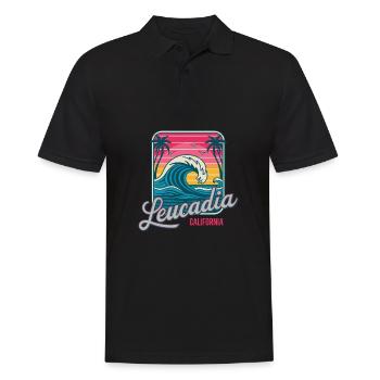 Plage de Leucadia California Palms - Polo Homme - noir - Devant - Kai (181cm)