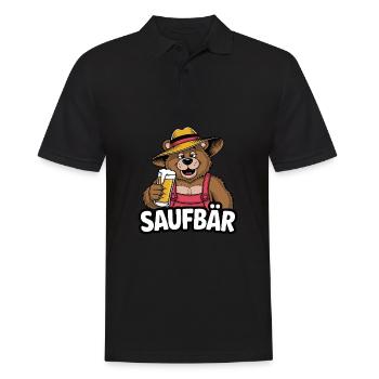 Fête Saufbär Saufen Bier Alkohol - Polo Homme - noir - Devant - Kai (181cm)