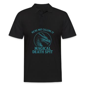 Wir nennen es nicht Magical Death Spit Dragon - Männer Poloshirt - Schwarz - Vorne - Kai (181cm)