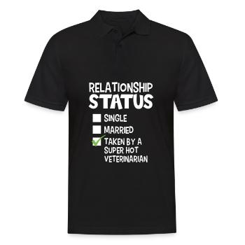 Drôle son et son idée de cadeau vétérinaire - Polo Homme - noir - Devant - Kai (181cm)