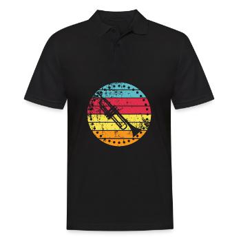 Trompette - Polo Homme - noir - Devant - Kai (181cm)