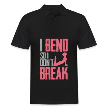 Chemise de yoga Cadeau de sport préféré des étudiants de yoga - Polo Homme - noir - Devant - Kai (181cm)