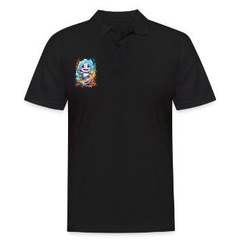 Requin - Polo Homme - noir - Devant - Kai (181cm)