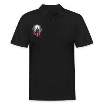 Squelette de zombie - Polo Homme - noir - Devant - Kai (181cm)