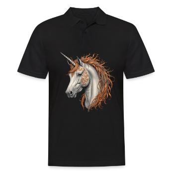 Cheval d’Halloween - Polo Homme - noir - Devant - Kai (181cm)